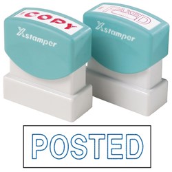 XSTAMPER -1 COLOUR -TITLES P-Q 1535 Posted Blue