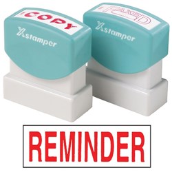 XSTAMPER -1 COLOUR -TITLES R-Z 1565 Reminder Red