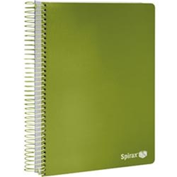 SPIRAX P304 NOTEBOOK A4 120 Pages Assorted Green