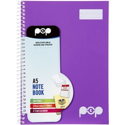 SPIRAX P944 POP NOTEBOOK A5 200 Page Purple *DISCONTINUED