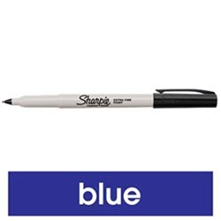 PAPER MATE SHARPIE EXTRA FINE PERMANENT MARKERS BLUE
