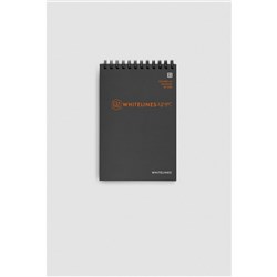 WHITELINES SPIRAL NOTEPAD A6 140P 5mmSq 80gsm