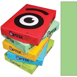 OPTIX COLOURED COPY PAPER A4 80GSM COPA GREEN *D/O REAM