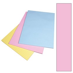 VICTORY BOND OFFICE PAD A4 Ruled 50 Leaf Pink