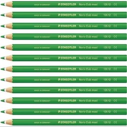 Staedtler 126 Noris Pencils Green Box of 12 Maxi Learner