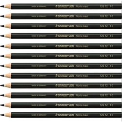 Staedtler 126 Noris Pencils Black Box of 12 Maxi Learner