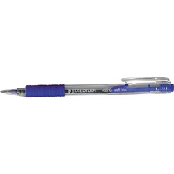 RETRACTABLE SOFT GRIP BALLPOINT PEN BLUE 422G-3 STAEDTLER