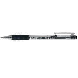 RETRACTABLE SOFT GRIP BALLPOINT PEN BLACK 422G-9 STAEDTLER
