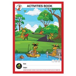 Clever Kangaroo Activities Book Blank 64 Page 100gsm 340mm x 240mm