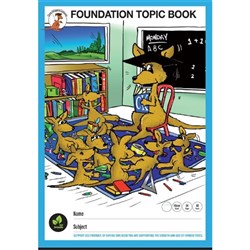 Clever Kangaroo Foundation Topic Book 14mm 64 Page 340mm x 240mm