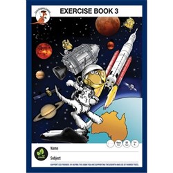 CLEVER KANGAROO EXERCISE BOOK 3 A4 64Page 4mm