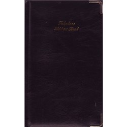ADDRESS BOOKS Black PVC- Leather Look